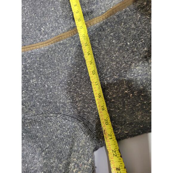 VTG Woolrich Full Zip Knitted Sweater Gray Mens Medium - Picture 7 of 8